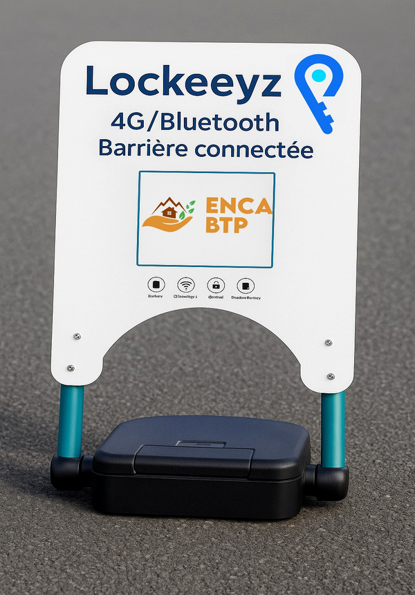 Barrière connectée Lockeeyz Parkeeyz